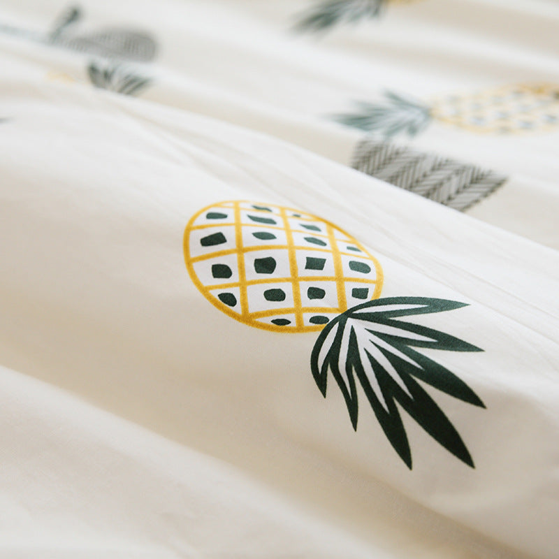Cotton twill bed sheet. quilt cover and pillow case