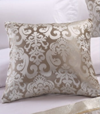High grade and simple modern Chinese luxury gold bed cover. bed end cushion and pillow case