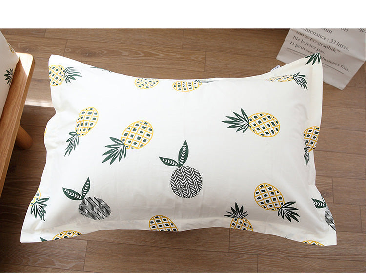 Cotton twill bed sheet. quilt cover and pillow case
